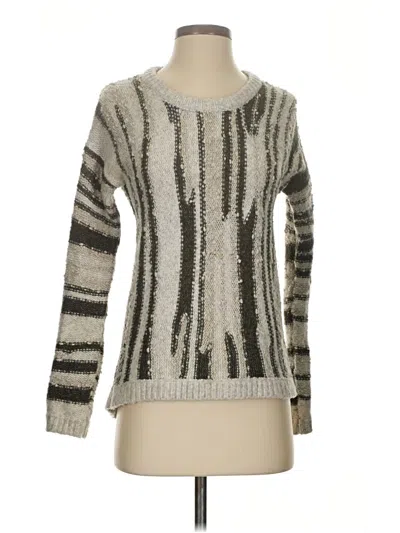 Pre-owned Line Pullover Sweater In Silver