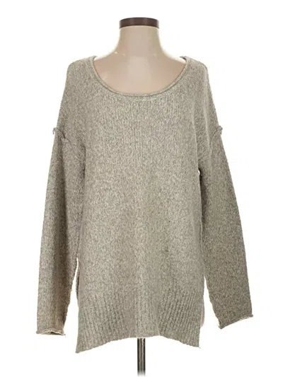 Pre-owned Line Pullover Sweater In Tan
