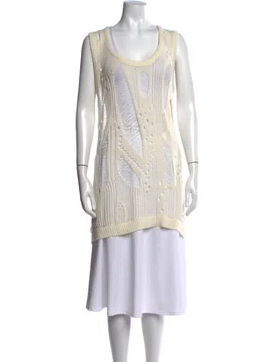 Pre-owned Line Scoop Neck Sweater In Neutrals