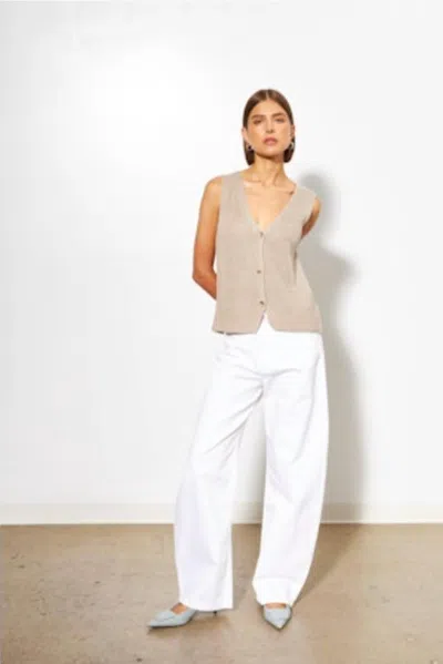 Line The Label Mira Button Up Cardigan In Rockpool In Multi