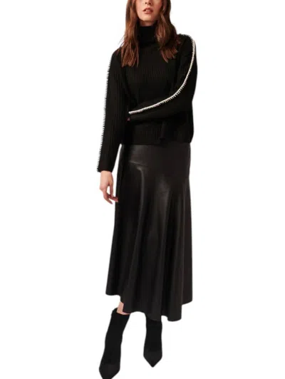 Line Trinity Turtleneck Sweater In Nightfall Raven In Multi