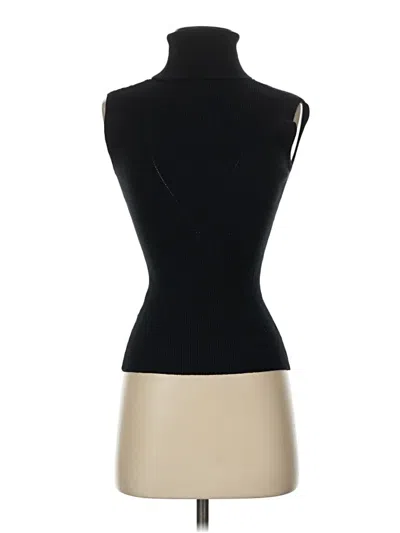 Pre-owned Line Turtleneck Sweater In Black