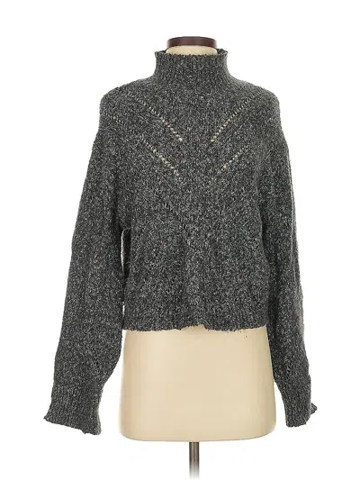 Pre-owned Line Turtleneck Sweater In Gray