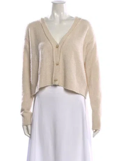 Pre-owned Line V-neck Sweater In Neutral