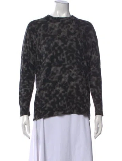 Pre-owned Line Wool Animal Print Sweater In Multi