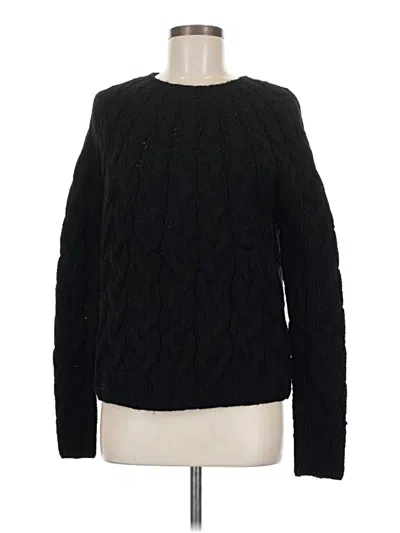 Pre-owned Line Wool Pullover Sweater In Black