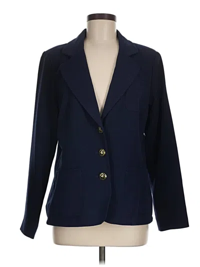 Pre-owned Linea By Louis Dell'olio Blazer Jacket In Blue