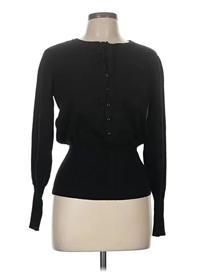 Pre-owned Linea By Louis Dell'olio Cardigan Sweater In Black