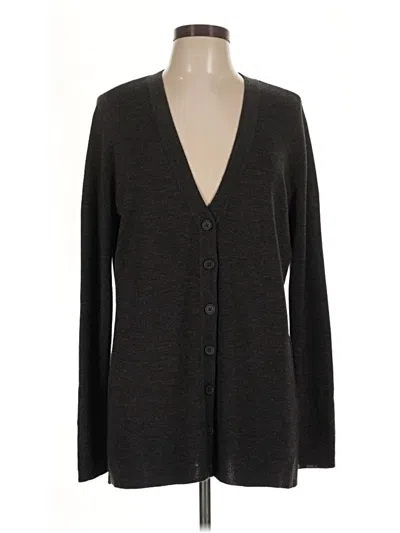 Pre-owned Linea By Louis Dell'olio Cardigan Sweater In Gray
