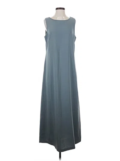 Pre-owned Linea By Louis Dell'olio Casual Dress In Gray