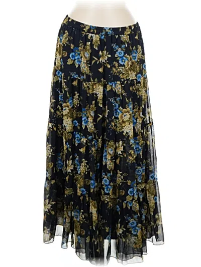 Pre-owned Linea By Louis Dell'olio Casual Skirt In Blue