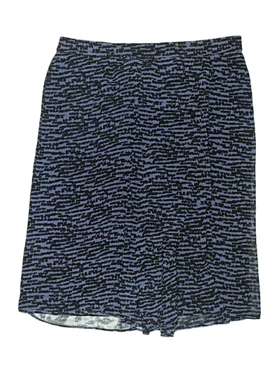 Pre-owned Linea By Louis Dell'olio Casual Skirt In Blue