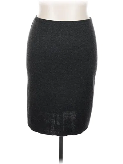 Pre-owned Linea By Louis Dell'olio Casual Skirt In Gray