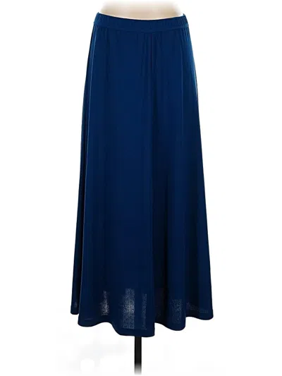 Pre-owned Linea By Louis Dell'olio Formal Skirt In Blue