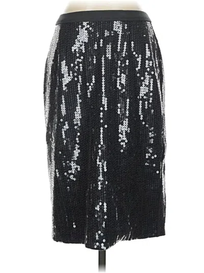 Pre-owned Linea By Louis Dell'olio Formal Skirt In Silver