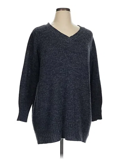 Pre-owned Linea By Louis Dell'olio Pullover Sweater In Gray