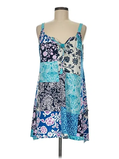 Pre-owned Linea Donatella Casual Dress In Blue