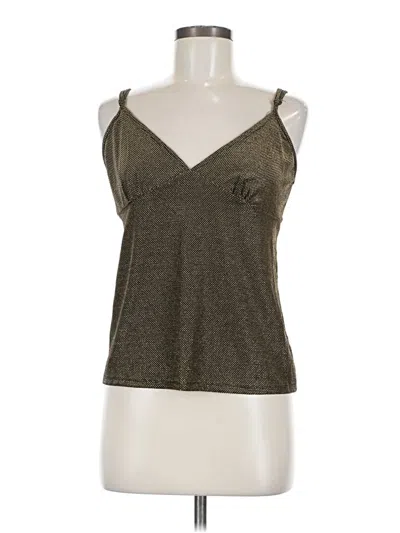 Linea Donatella Sleeveless Top Gold Sweetheart Neckline Tops