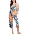 Linea Donatella Women's Delice Cropped Pajama Set