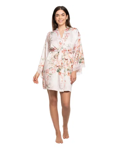 Linea Donatella Women's Floral Print Wrapper In Multi