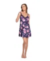 Linea Donatella Women's Jazlynn Knit Chemise In Purple