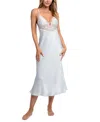 Linea Donatella Women's Luxe Satin Bridal Lingerie Long Gown