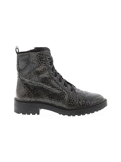 Pre-owned Linea Paolo Ankle Boots In Black