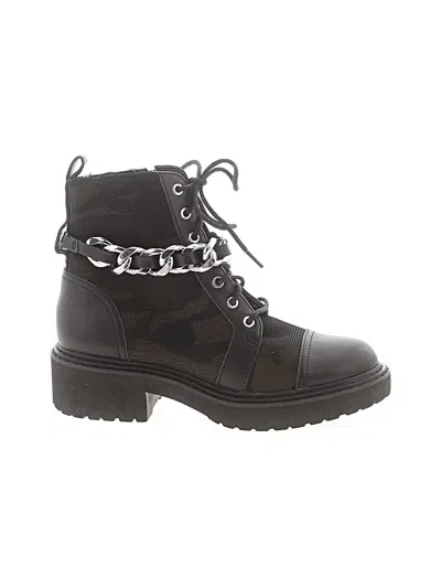 Pre-owned Linea Paolo Ankle Boots In Black