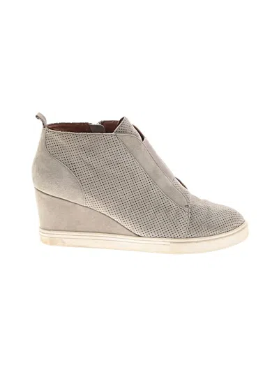 Pre-owned Linea Paolo Ankle Boots In Gray