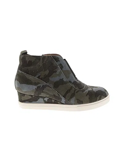Pre-owned Linea Paolo Ankle Boots In Green