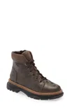 Linea Paolo Boca 2 Boot Women's Us 8.5 Brown Camo Leather Ankle Round Toe Khd395