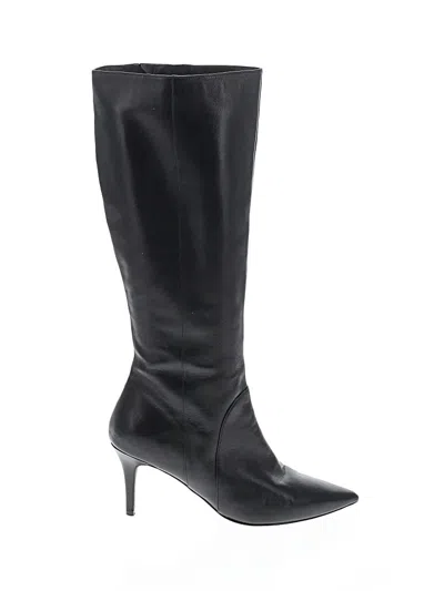 Pre-owned Linea Paolo Boots In Black