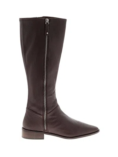Pre-owned Linea Paolo Boots In Brown