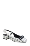 Linea Paolo Caris Slingback Pump In White