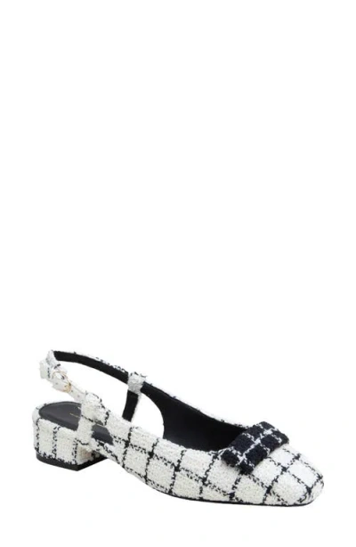 Linea Paolo Caris Slingback Pump In White