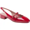 Linea Paolo Cassianx Slingback Mary Jane Pump In Red
