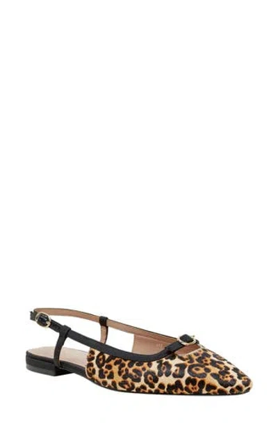 Linea Paolo Cassidy Pointed Toe Slingback Flat In Multi