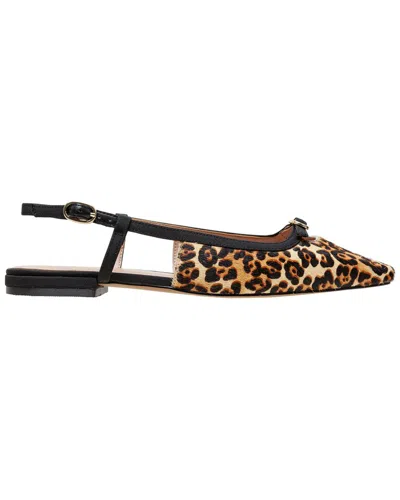 Linea Paolo Cassidy2-l Leather Slingback Flat In Multi