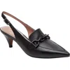Linea Paolo Cassie Slingback Pump In Black