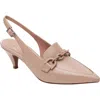 Linea Paolo Cassie Leather Pump In Nude