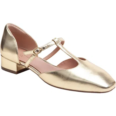 Linea Paolo Coralee Mary Jane Pump In Gold