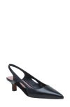 Linea Paolo Corley Pointed Toe Slingback Pump In Black