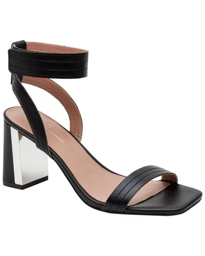 Linea Paolo Eden-l Leather Sandal In Black
