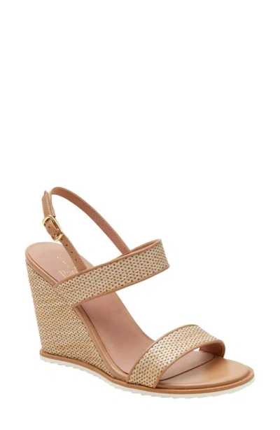 Linea Paolo Edith Wedge Sandal In Tan/ Desert