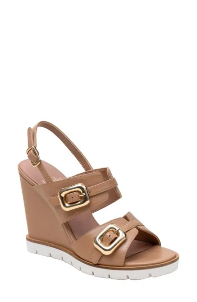 Linea Paolo Elvie Slingback Wedge Sandal In Neutral