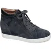Linea Paolo Gaines Hidden Wedge Sneaker In Blue