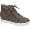 Linea Paolo Gaines Hidden Wedge Sneaker In Brown