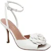 Linea Paolo Heather Ankle Strap Sandal In Eggshell