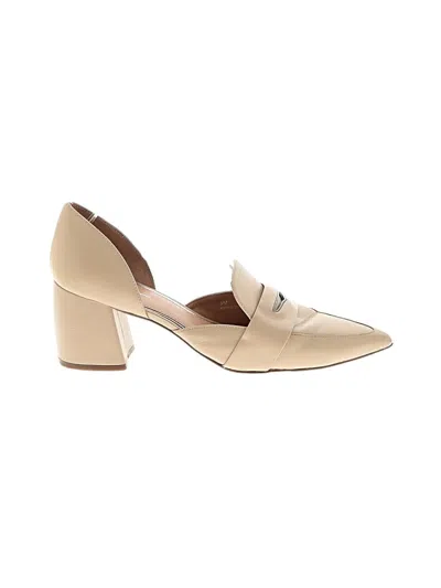Pre-owned Linea Paolo Heels In Ivory