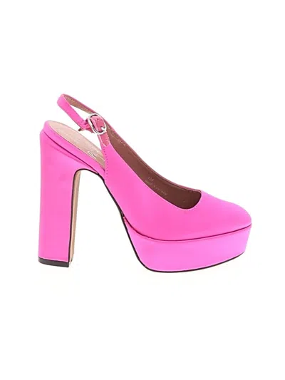 Pre-owned Linea Paolo Heels In Pink